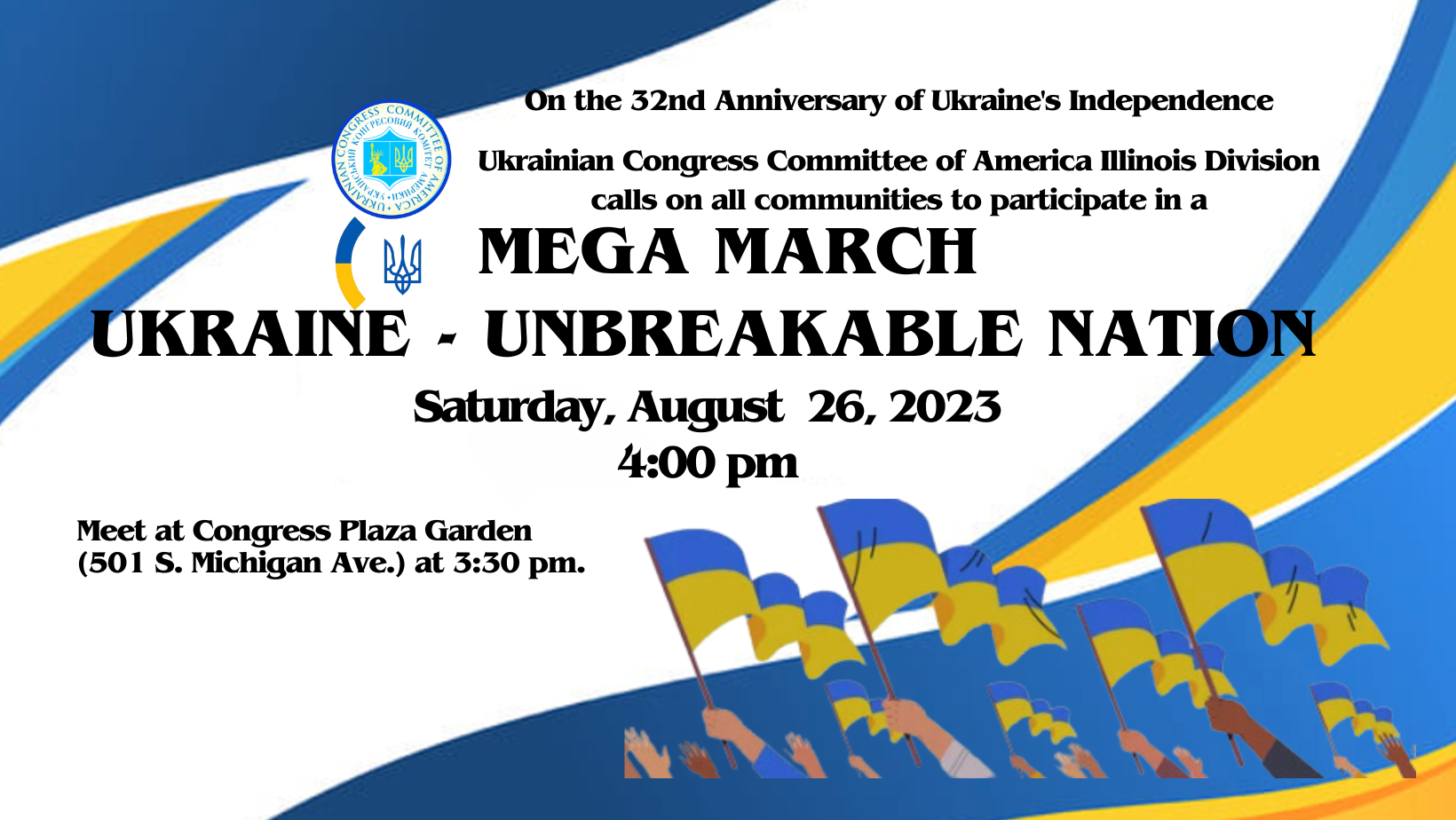 Featured image for “Mega March Ukraine – Unbreakable Nation”