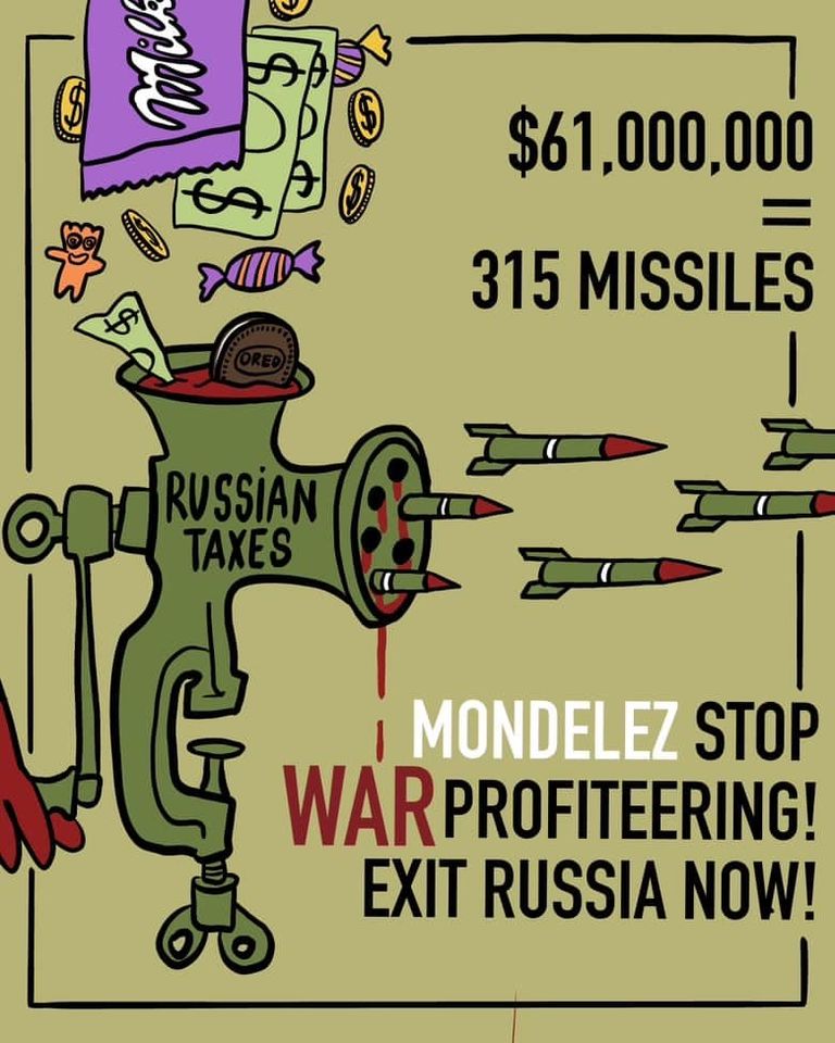 Featured image for “Mondelez Stop War Profiteering”