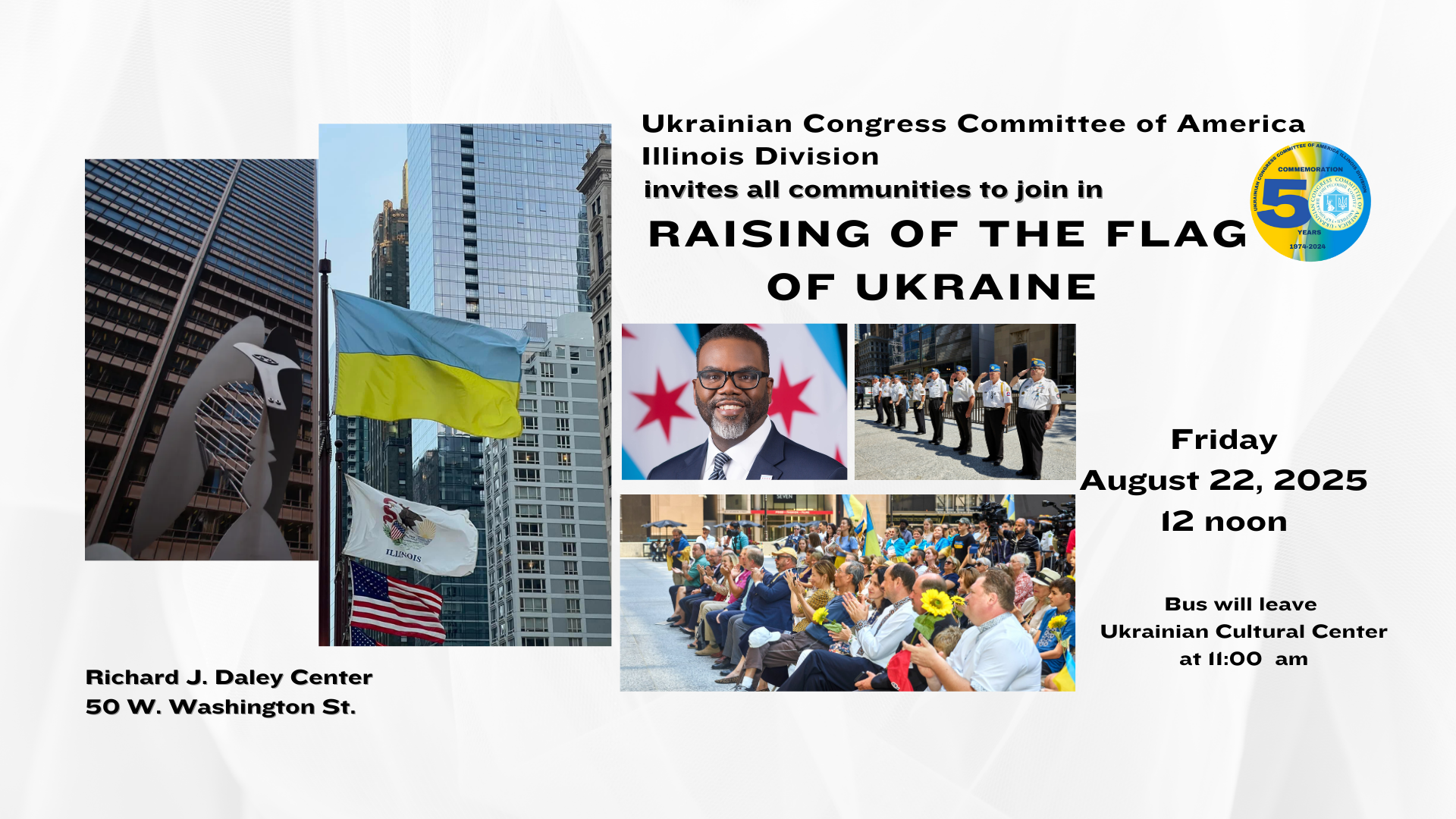 Featured image for “Flag Raising for Ukraine Independence Day”